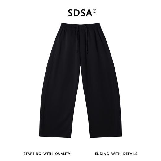 SDSA男装2026新款高贵轻奢休闲运动风弯刀抽绳松紧休闲裤百搭时尚 商品图0