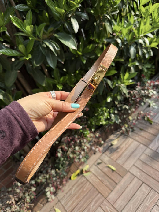 47-5 自留款 大马 kelly经典窄版1.8cm 腰带 可随意调节皮带 商品图6