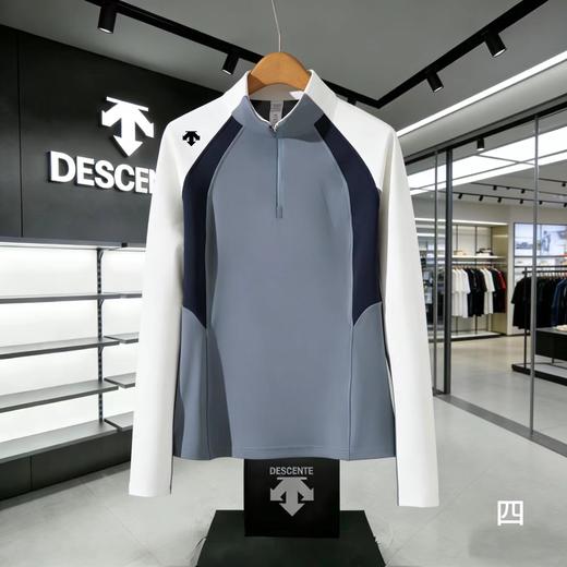 F040750户外运动速干干爽透气清凉舒适半拉链长袖上衣 商品图5