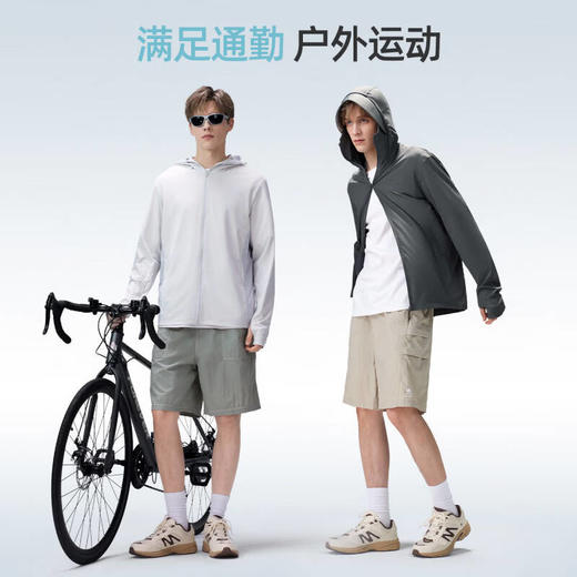 骆驼（CAMEL）男款针织标准长防晒衣A16BATR168 商品图4