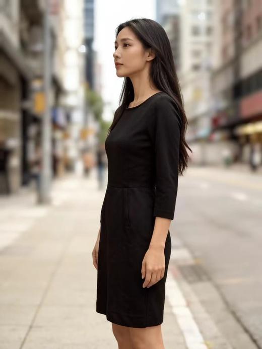 到手价159元 Buffalo新款女士圆领连衣裙 小黑裙 简约干净 美国代购，无中文标签，介意慎拍 商品图1