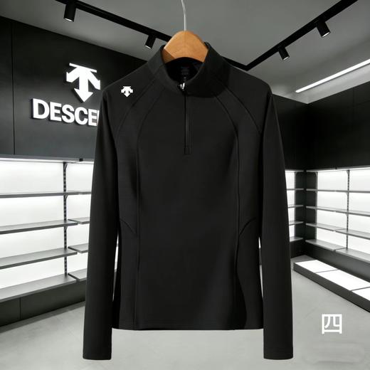 F040750户外运动速干干爽透气清凉舒适半拉链长袖上衣 商品图4