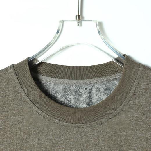 SDSA男装2026新款高贵轻奢设计感圆领短袖T恤袖口腰果花设计百搭 商品图2