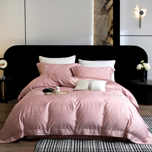 天丝棉提加绣四件套-合欢漫舞 商品图3