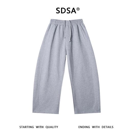 SDSA男装2026新款高贵轻奢休闲运动风弯刀抽绳松紧休闲裤百搭时尚 商品图0