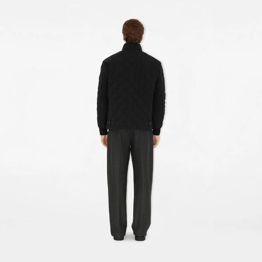 BURBERRY 巴宝莉 男士绗缝夹克棉服 黑色 8096449 A1189 商品图3