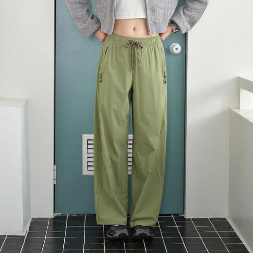 714street夏季速干运动长裤设计感凉感防晒户外宽松休闲裤男女款 商品图4