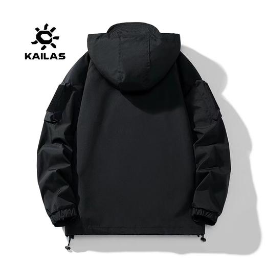 F040755男女同款透气印花logo户外登山服冲锋衣夹克外套 商品图5