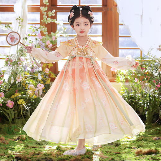 【团购】【花未央】苏城纪女童襦裙汉服SL3347长袖 商品图7