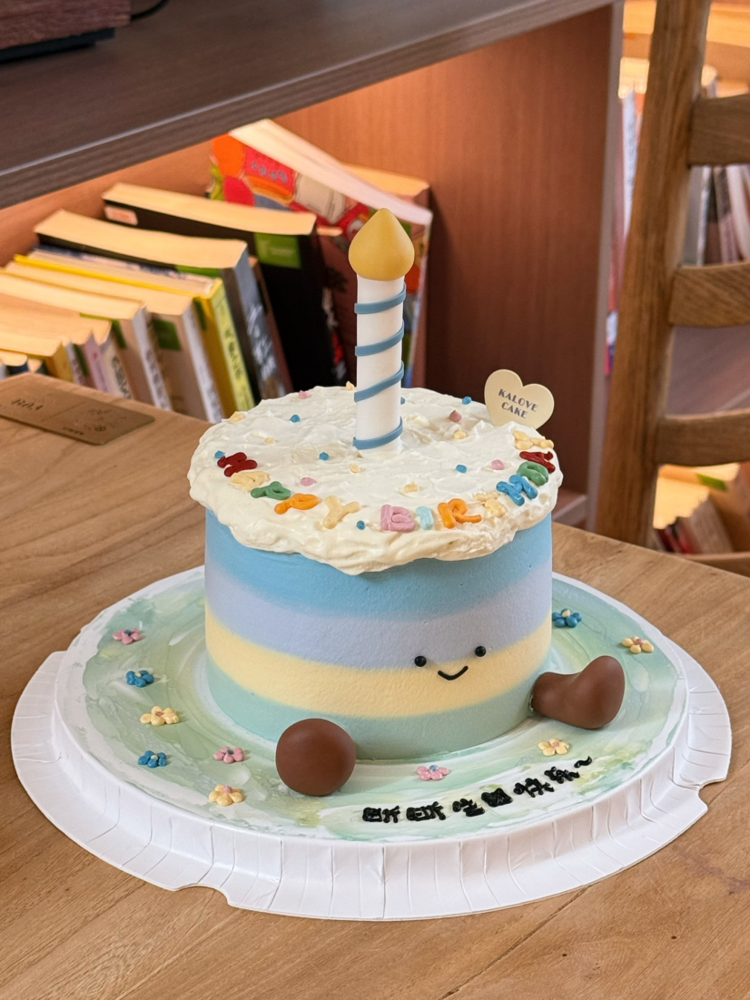 jellycat女孩彩虹蜡烛周岁蛋糕