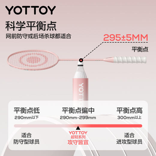 YOTTOY羽毛球拍正品官方旗舰店套装成人专业级全碳素超轻耐打球拍 商品图2