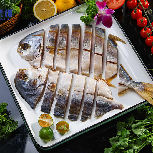 疯抢中！！顺丰直发【阳江非遗技艺·回味&淡晒金鲳鱼】免杀免处理 肉质鲜美 营养丰富 老人小孩都爱吃 3条装*约600-750g 商品图3