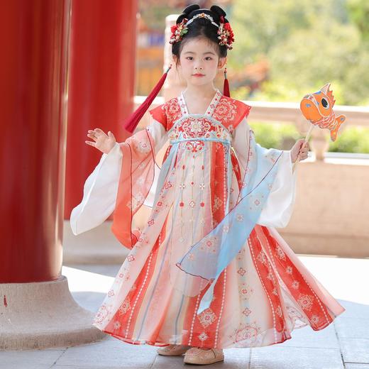 【团购】【洛川】苏城纪女童襦裙汉服SL3573（长袖） 商品图0