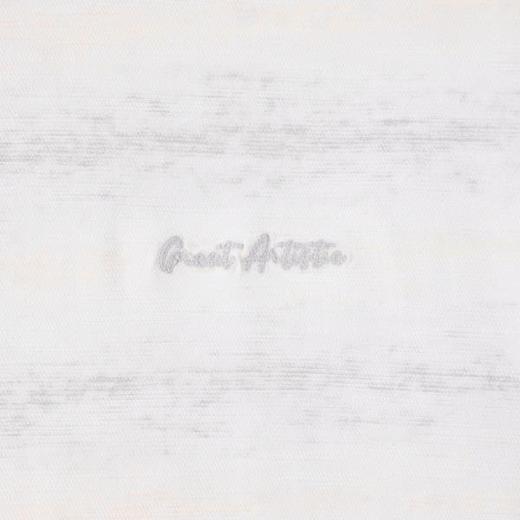 SDSA男装2026新款高贵轻奢韩系扎染条纹刺绣字母圆领短袖T恤百搭 商品图1