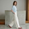 PALUOPO/PL【桑蚕丝混纺】天丝 T 恤女夏季新款宽松显瘦冰感上衣ES250952M 商品缩略图8