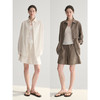 MC 两色亚麻棉松弛感慵懒通勤不费力廓形衬衫/短裤MAISON CECILE 商品缩略图0