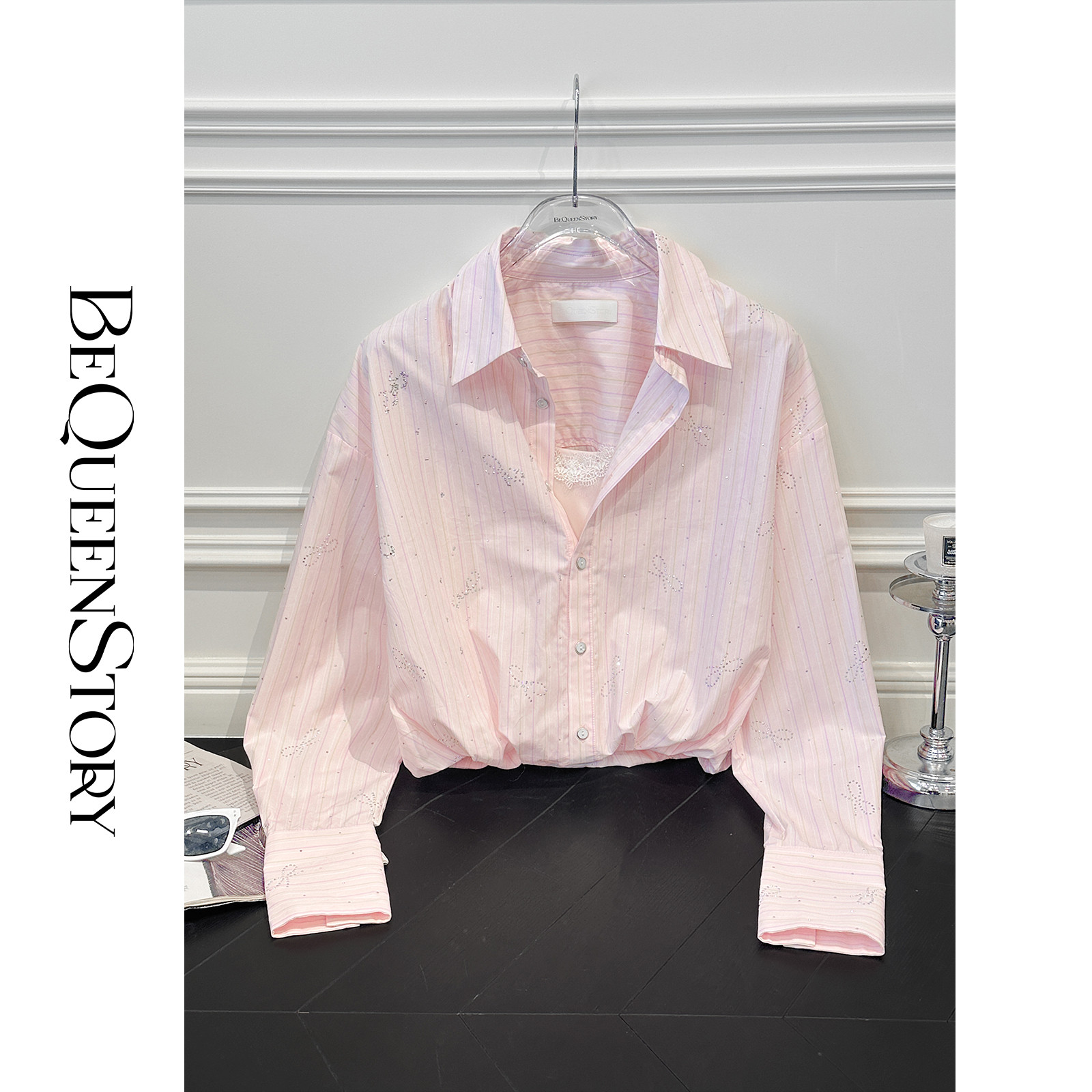 【大货捡漏，不退不换】  【温柔御姐】100棉轻奢时髦百搭气质衬衫2025春装新款