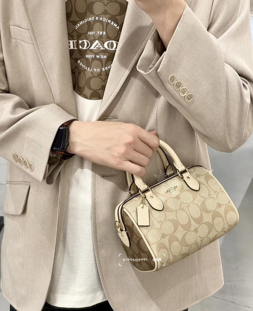 代购级 蔻驰𝗰𝗼𝗮𝗰.𝗵 𝗺𝗶𝗻𝗶波士顿 商品图8