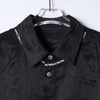 SDSA男装2026新款高贵轻奢美式撞色领口刺绣字母短袖衬衫百搭休闲 商品缩略图1