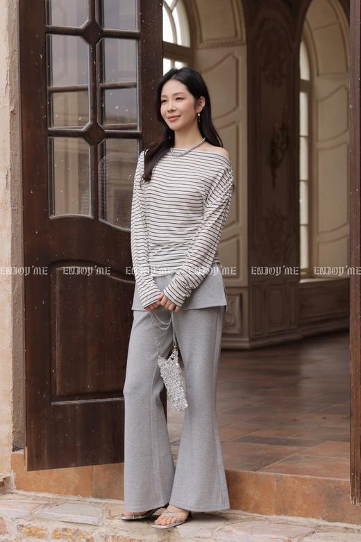 【门店同款】ENJOY夏季修身显瘦屁帘喇叭裤 170643906 商品图3