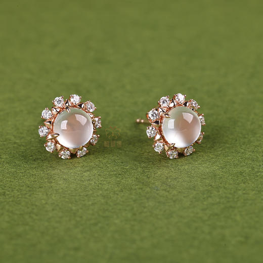 【向光而生】太阳花白蛋耳钉-EZ12601058 商品图3