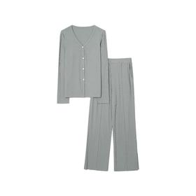 【积分换购不退货】伊芙丽绿色休闲针织家居服1E7101141Z