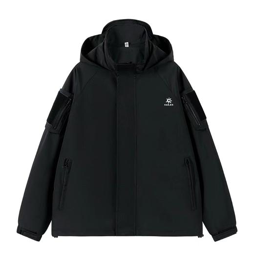 F040755男女同款透气印花logo户外登山服冲锋衣夹克外套 商品图4