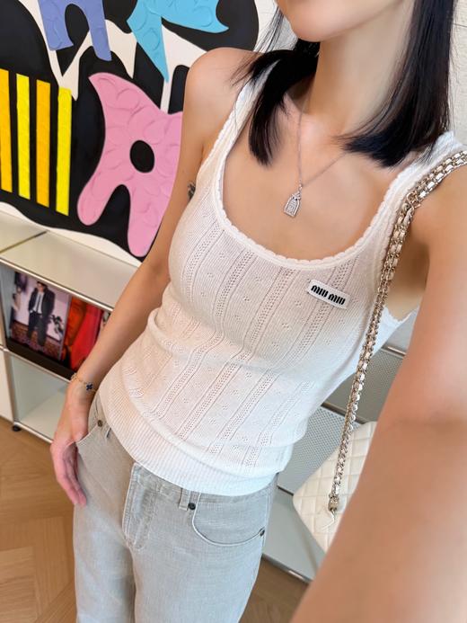 缪缪 最新款徽标字母背心 商品图1