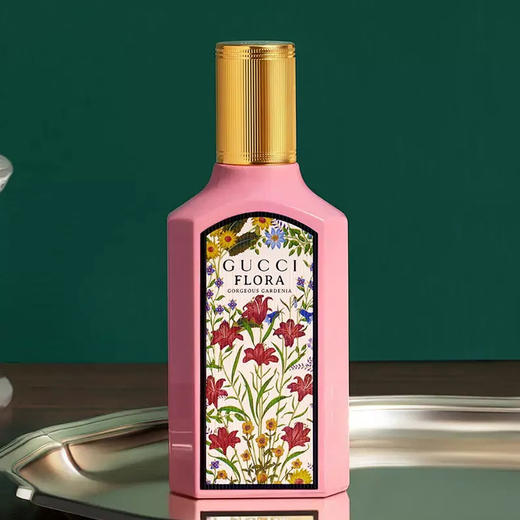 【礼盒礼袋】Gucci古驰绮梦栀子花浓香水 100ml 花调香+#505金管哑光口红3.5克+礼盒礼袋 商品图1