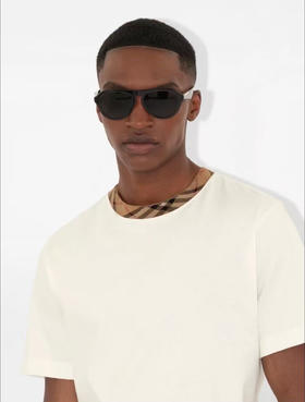 【edj1】26春夏情侣羔品质经典格纹领短袖T恤！！