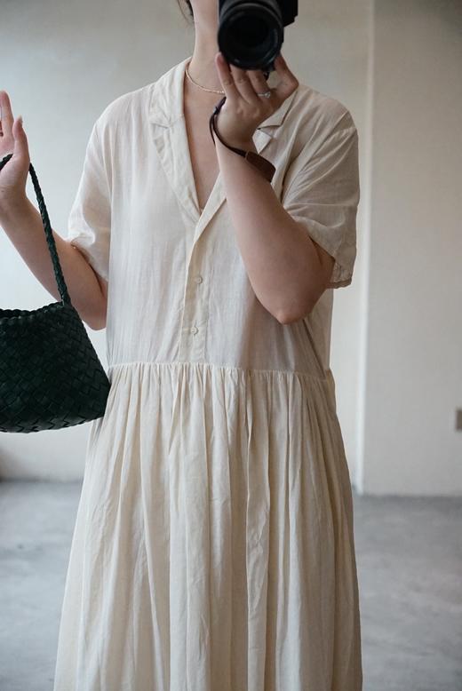 Elsa esturgie衬衫领连衣裙 商品图1