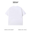 SDSA男装2026新款轻奢设计感简约渐变晕染小熊圆领短袖T恤百搭 商品缩略图1