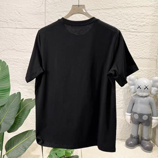 F040731夏季新款运动休闲短袖情侣款纯棉印花圆领速干透气半袖打底衫T恤 商品图4