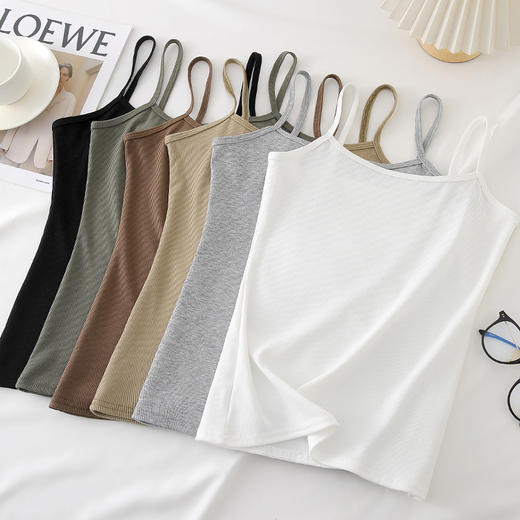 买一送一美拉德小吊带背心女内搭打底衫夏季薄款抹胸修身美背外穿上衣 商品图3