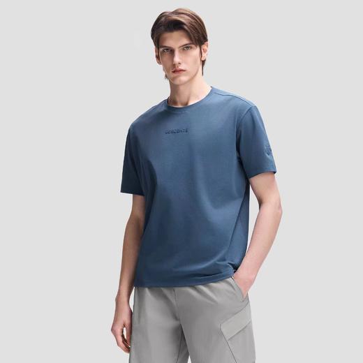 F040704夏季新款男女同款吸湿速干防晒极简通勤透气亲肤短袖T恤 商品图14