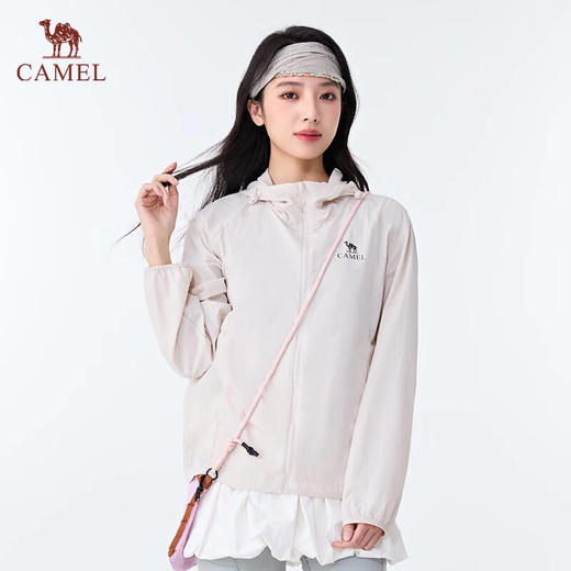 骆驼（CAMEL）中性款梭织标准长防晒衣W36BA70007 商品图0