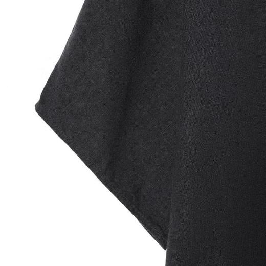 SDSA男装2026新款高贵轻奢极简风口袋拼接短袖衬衫纯色百搭上衣 商品图2