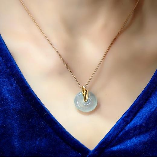 【竹报平安】翡翠平安扣 商品图5