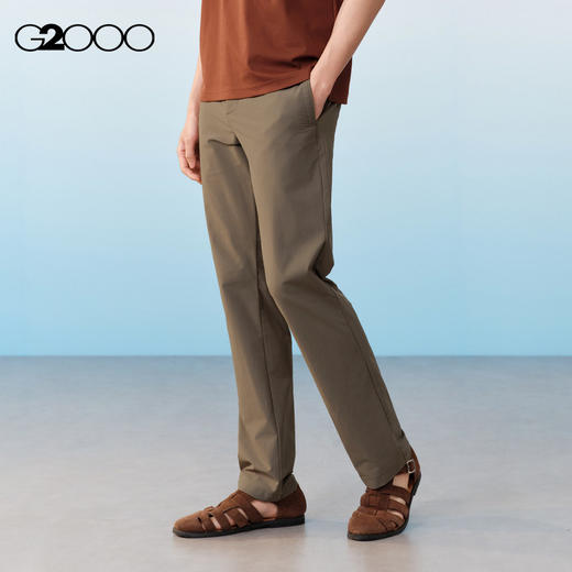 G2000男装SS26商场新款【多面弹/速干】时尚百搭直筒休闲裤61167021 商品图0