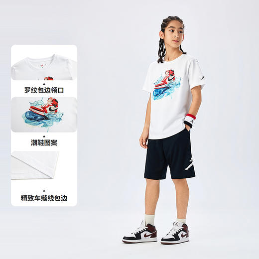 JORDAN 夏 大童小童 短袖T恤 JDB-TE-F043 商品图4