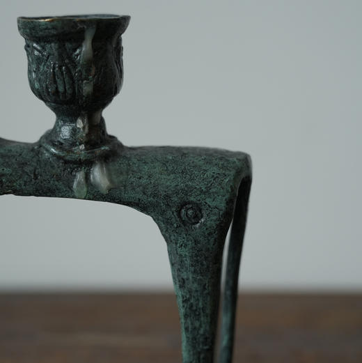 【苏州】欧洲中古青铜马型雕塑烛台 商品图3