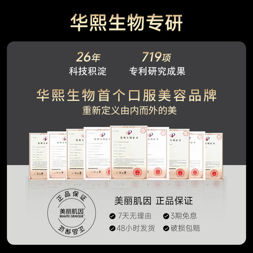【华熙当康】美丽肌因金顶侧耳透明质酸钠胶原蛋白肽饮50ml*8支/盒 商品图3