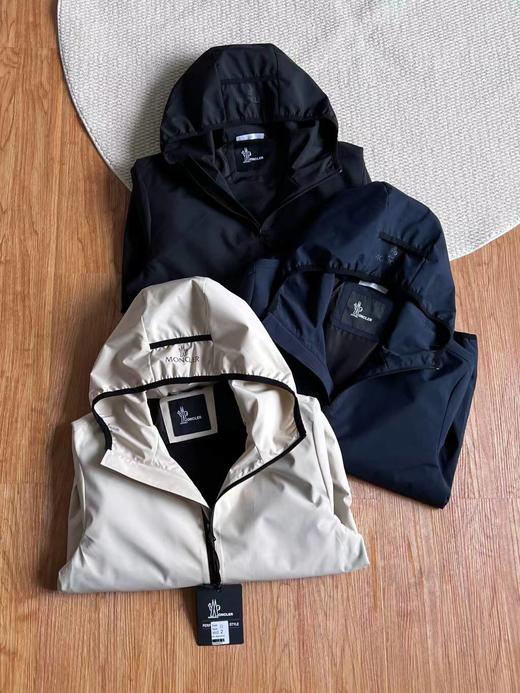 F040701春季新品男子商务简约大方防风防水舒适透气柔软亲肤夹克长袖外套 商品图8