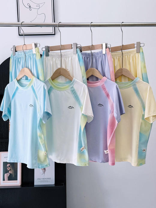 (5-7天发货)蕉*同款面料💯炫彩晕染凉感套装LK010 商品图4