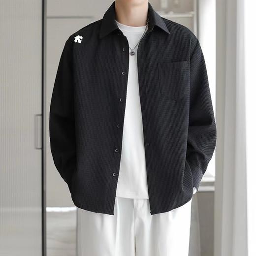 F040727春夏季新款简单大方柔软亲肤简约时尚运动休闲衬衫上衣 商品图0