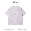 SDSA男装2026新款高贵轻奢潮牌扎染拼接半拉链假两件T恤百搭时尚 商品缩略图1