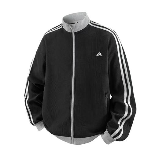 F040728春夏季新款时尚休闲百搭男女同款立领三条杠夹克外套 商品图2