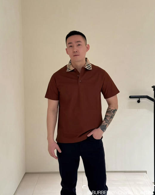 贸易公司订单剩余！最新款Bur男士格纹Polo衫～（售后时间：签收3天内，不合适及时申请） 商品图10