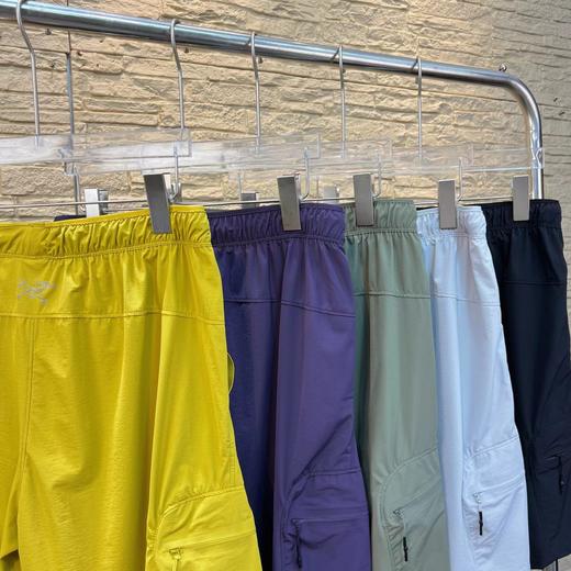 F040745夏季新款松紧拉绳设计冰丝速干透气户外休闲运动短裤 商品图3