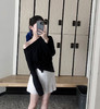 越南产Lu家Relaxed-Fit 女士船领长袖T恤040703 商品缩略图4
